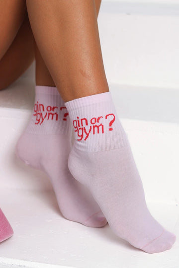 Socken GIN OR GYM Rosa