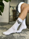 Socken Leo Herz Creme
