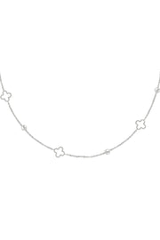 Edelstahl Halskette feines Kleeblatt Kugeln | useful Beauty - useful Beauty 