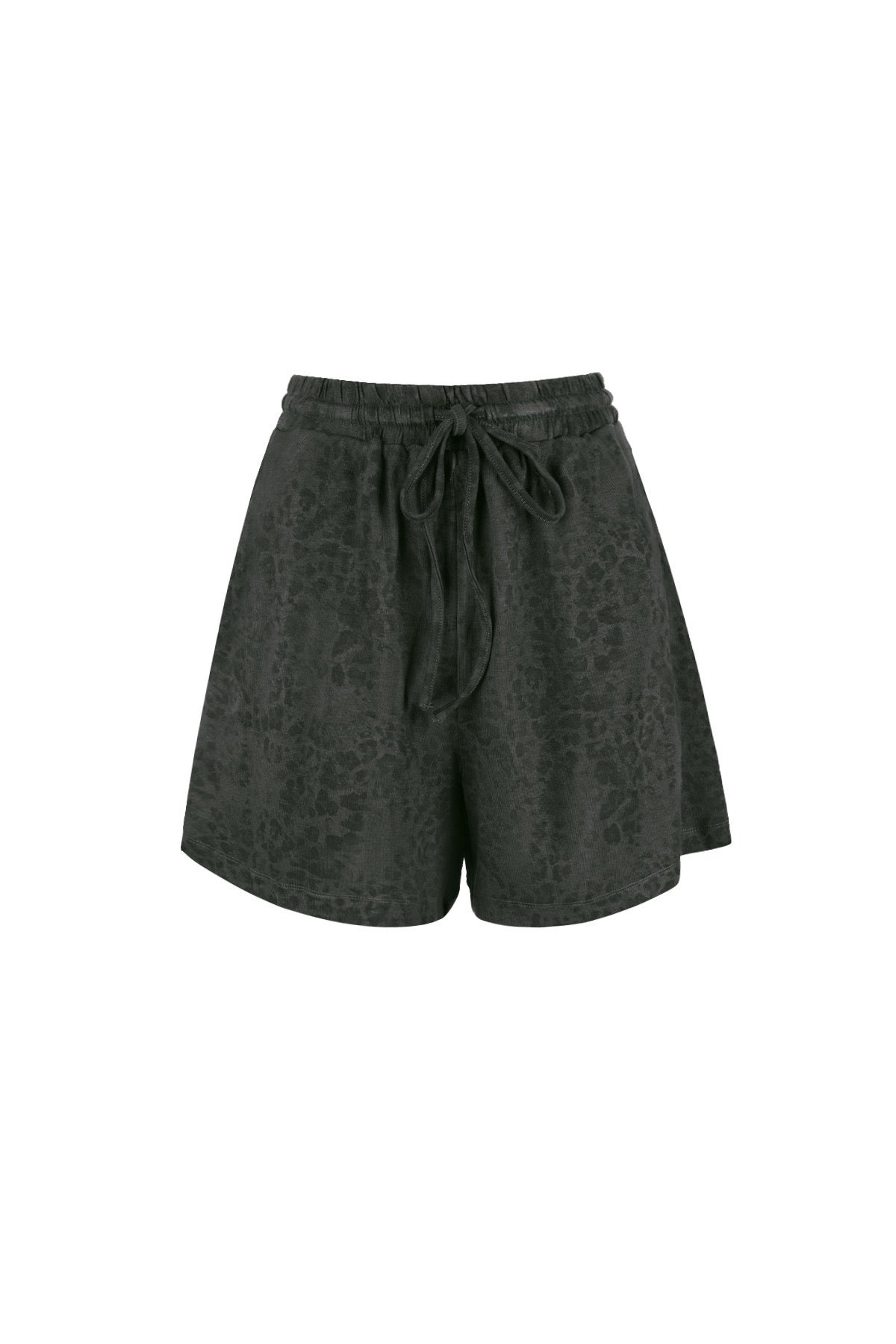 Schwarze Leo Shorts highwaisted