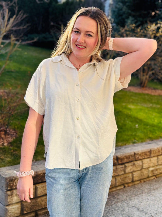 Kurzarm Bluse legere
