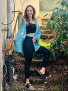 Langarm Musselin Bluse
