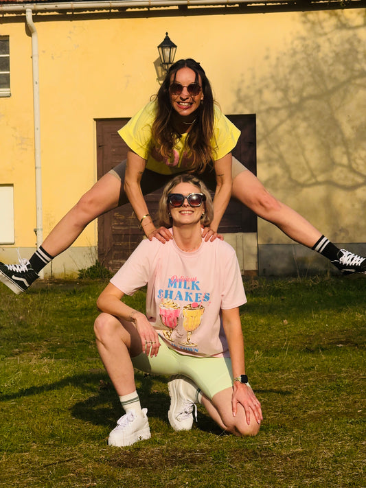 T-Shirt Milkshake Rosa