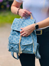 Freizeitrucksack im Jeanslook mit Logo