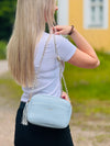 kleine Kombi Handtasche mit Goldkette