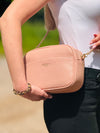kleine Kombi Handtasche mit Goldkette