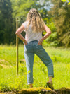 Momjeans Jeansblau