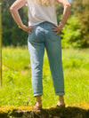 Momjeans Jeansblau