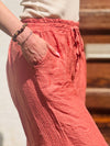 luftige Sommerliche Hose Rostbraun
