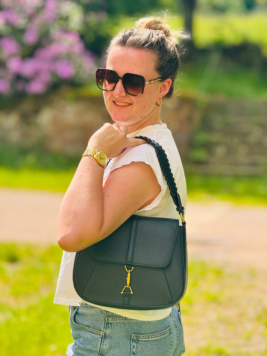 Handtasche geriffelter Griff