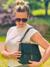 Handtasche geriffelter Griff