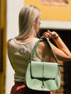 Handtasche geriffelter Griff