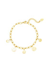 Smiley Armband Gold & Silber | Edelstahl Schmuck mit Charms