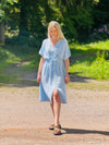 Musselin Midi Kleid