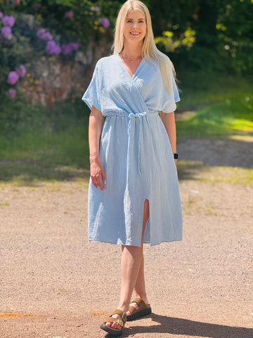 Musselin Midi Kleid