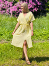Musselin Midi Kleid