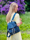 Freizeitrucksack im Jeanslook mit Logo