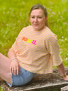 T-Shirt Streifen Strick Optik SOLEIL