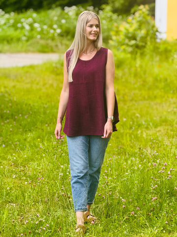 Musselin Tanktop