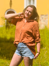 Langarm Musselin Bluse