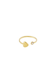 Edelstahl Ring Herz | useful Beauty