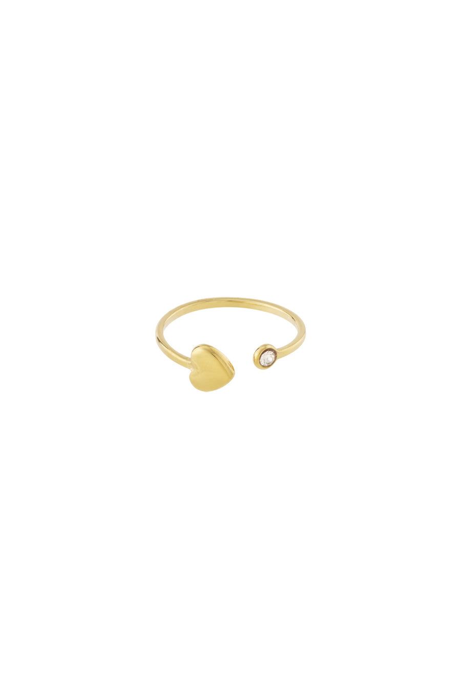 Edelstahl Ring Herz | useful Beauty