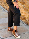Ballon Jeans Baumwolle mit Gürtel