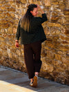 Oversized Übergangsjacke Leo Look Baumwolle