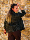 Oversized Übergangsjacke Leo Look Baumwolle