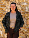 Oversized Übergangsjacke Leo Look Baumwolle