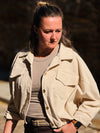 cropped Cord Jacket Creme&Braun