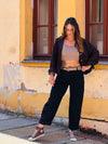 cropped Cord Jacket Creme&Braun