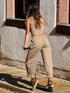 Ballon Jeans Baumwolle mit Gürtel