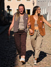 gestreifte Teddyweste - Self Love Club