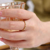 Gedrehter Edelstahl Ring in Gold oder Silber – Verstellbar