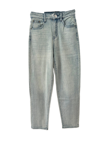 hellblaue Momjeans highwaisted 