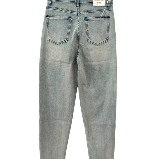 hellblaue Momjeans highwaisted 