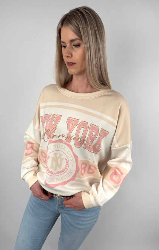 Pullover NEW YORK Pastell