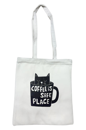 Stofftasche Katzenmuster Schulterhenkel | useful Beauty