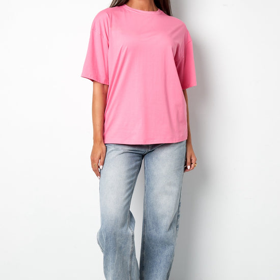 Lockeres ultra weiches T-Shirt mit Aufschrift PARIS auf Der Rückseite.