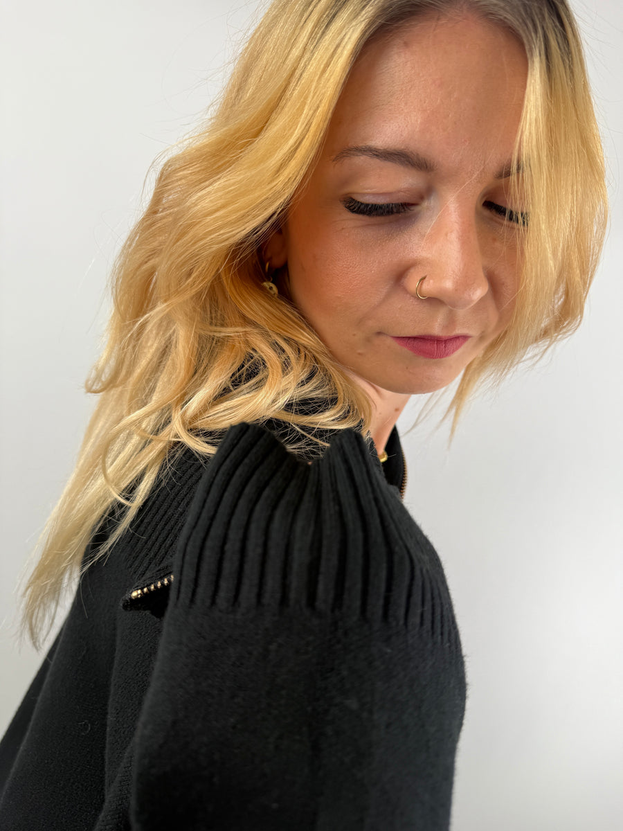 Zip Pullover mit Kragen & Reißverschluss | useful Beauty
