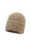 Smiley Beanie – Gerippte Mütze mit Stickerei