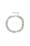 massives Edelstahl Gliederarmband | Gold oder Silber