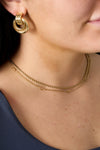 Feine Halskette mit hohlen Herzen- Premium Line