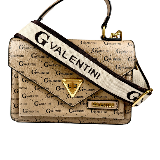 Umhängetasche braun gold elegant  | useful Beauty - useful Beauty 