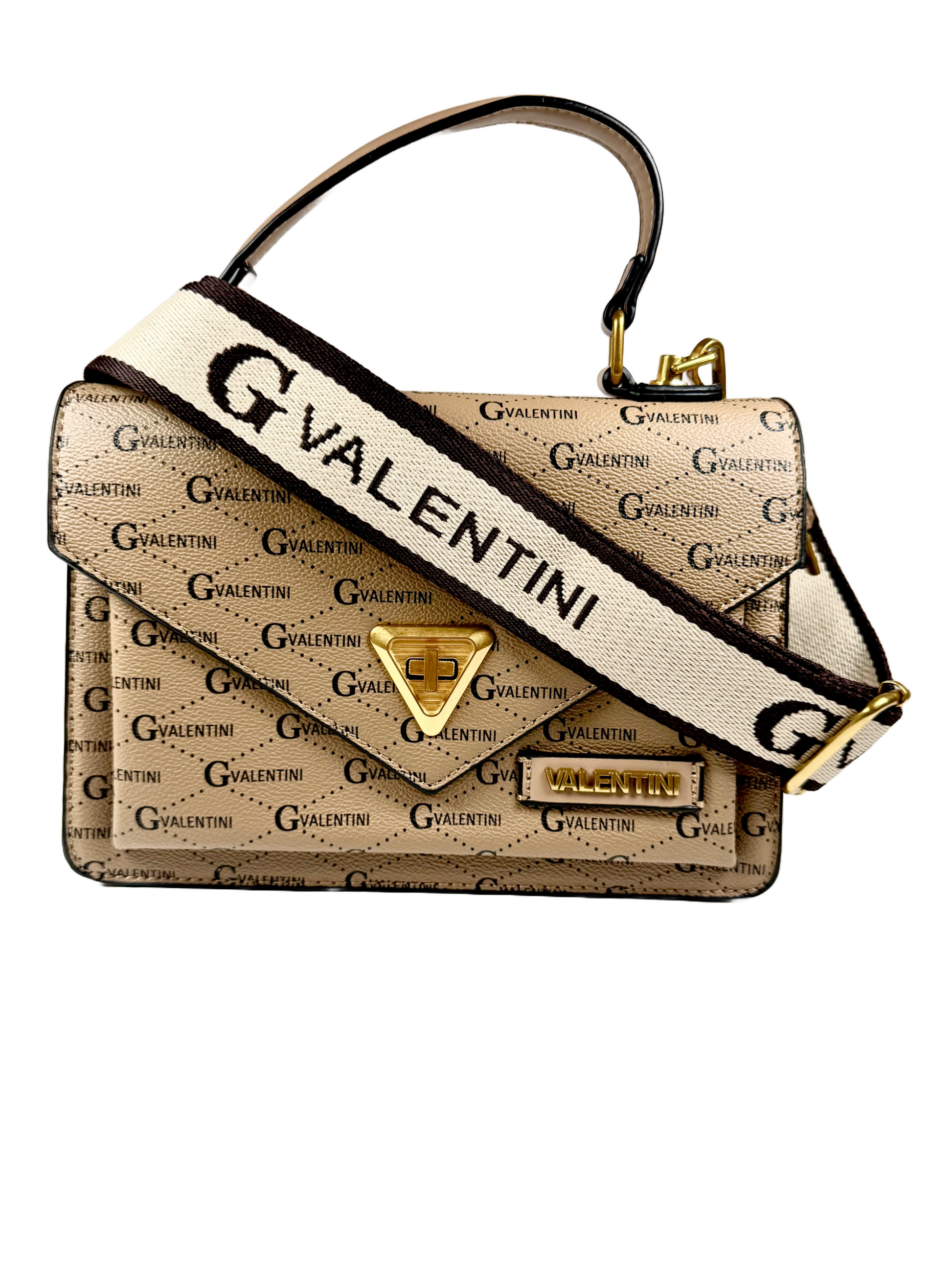 Umhängetasche braun gold elegant  | useful Beauty - useful Beauty 