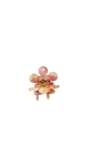 Blumenhaarklammer rosa gelb Cellulose Acetat useful Beauty 