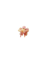 Blumenhaarklammer rosa gelb Cellulose Acetat useful Beauty 